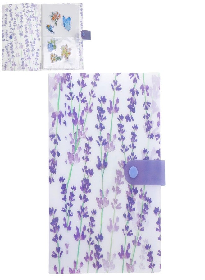 Shimmeroo 144 Slots Nail Sticker Book,Transparent Sticker Storage Book Stickers Album for Collecting Stickers for Display Photo,Collection Books,Card,Nail Art Decals - Image 1